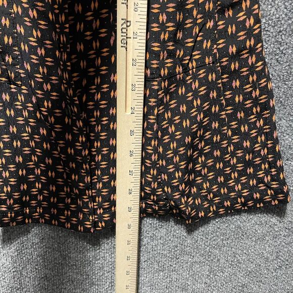 Silence + Noise Shirt Womens Small Geometric Button Front Fitted Top - Picture 4 of 7